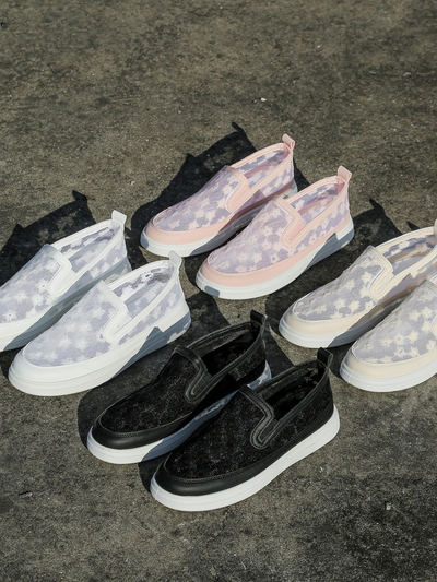 Royalfashion Женски мрежести мокасини с цветя Emzos