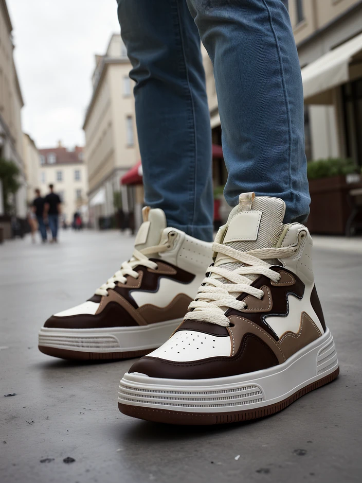 Royalfashion Високи дамски спортни обувки Quiedy