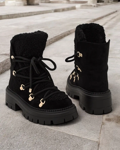 Royalfashion Lozin дамски ботуши за сняг с дантела