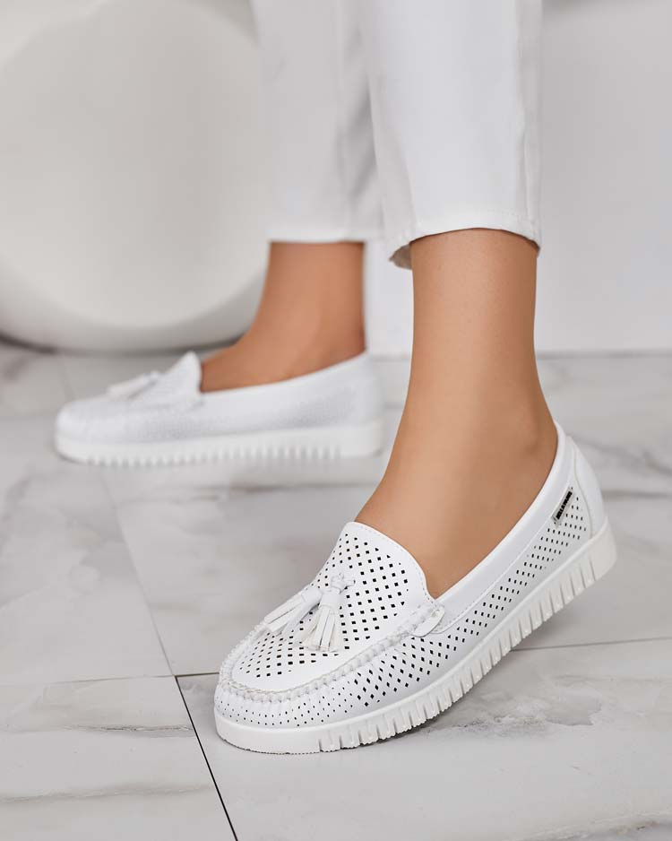 Royalfashion Дамски ажурни мокасини Molaffa