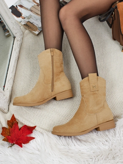 Дамски боти от еко-велур Kelmoria