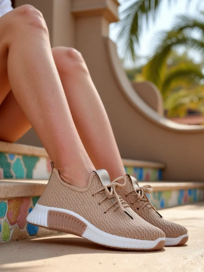 Royalfashion Дамски спортни обувки от текстил Vobbu