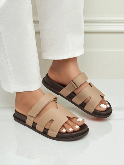 Royalfashion Дамски чехли от еко кожа ReppiFlex