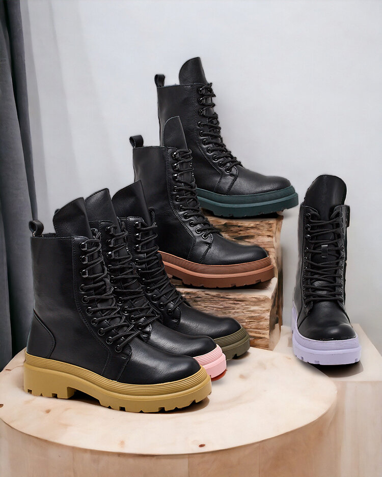 Royalfashion Дамски ботуши от еко кожа Vederme