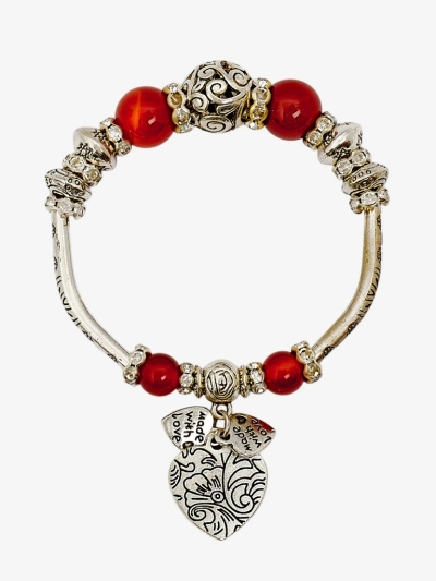 Дамска гривна със сърца Heart Glitz