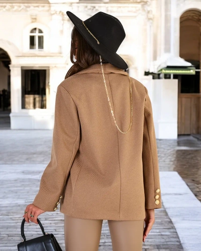 Royalfashion Дамско късо палто