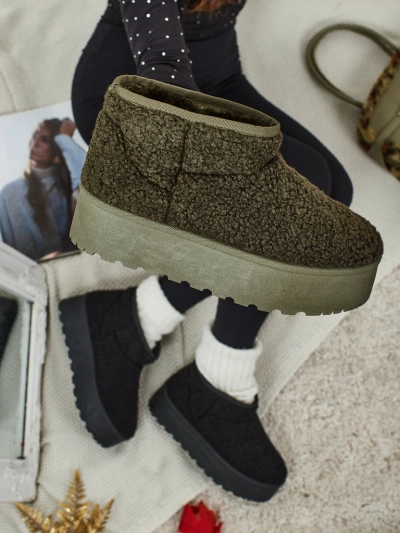 Къси дамски боти тип сноубутс Marellin