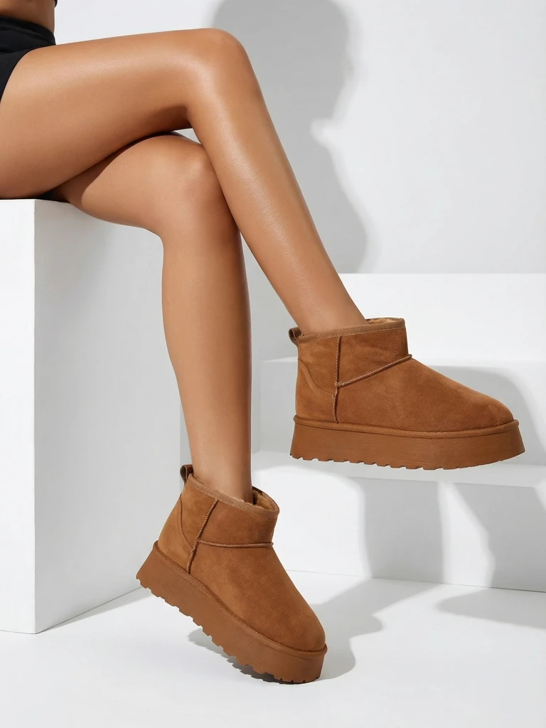 Royalfashion Къси обувки, наподобяващи дамски зимни ботуши Fortesse