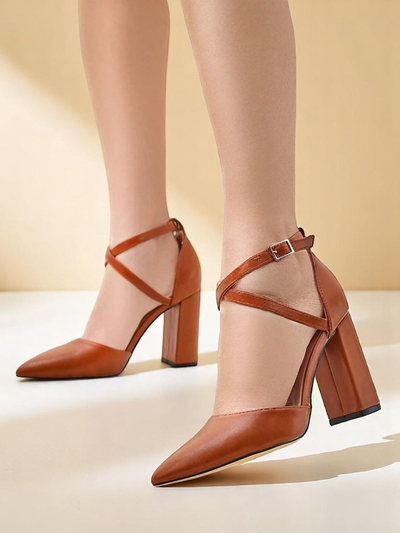 Royalfashion дамски обувки с пресечени ленти Eurolias