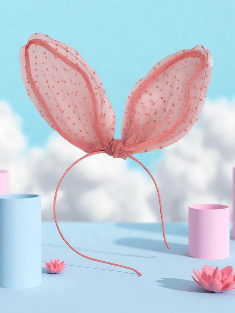 Royalfashion Детска лента за коса със заешки ушички