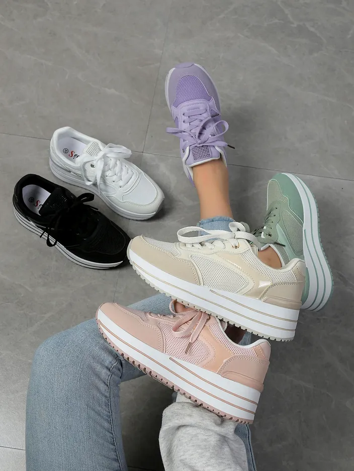 Royalfashion дамски платформи спортни маратонки Revided