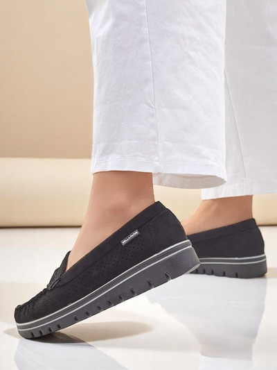 Royalfashion дамски мокасини с връзки Elissas