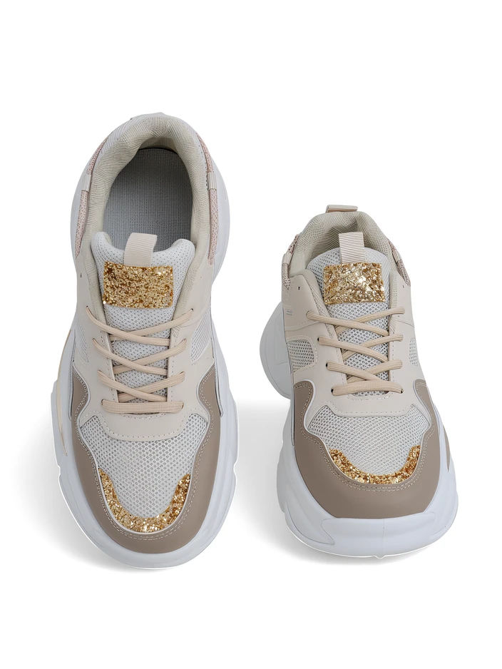 Обувки Royalfashion за жени с по-дебела подметка Lesalli