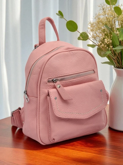 Дамска раница Ariadne Rosa Królewska Moda от екологична кожа 25x25 cm