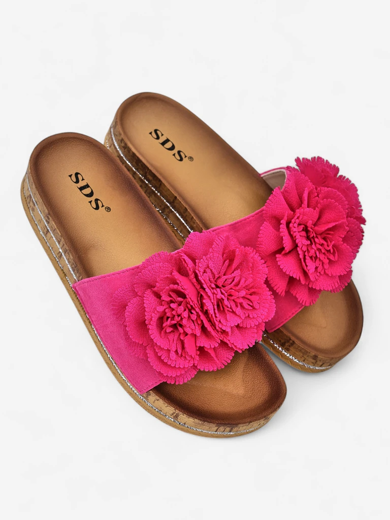 Royalfashion Дамски чехли с цветя Focce