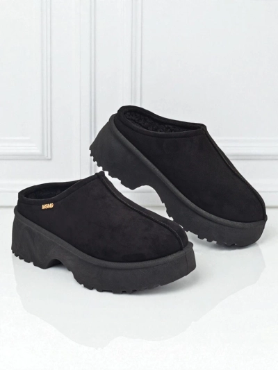 Къси дамски боти а'ла сноубутс с пухкава подплата Noelina