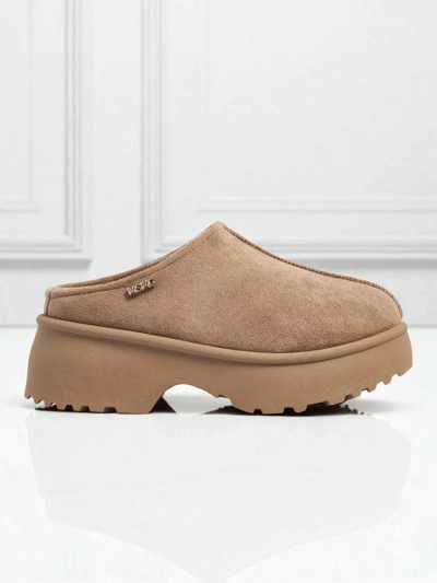 Къси дамски боти а'ла сноубутс с пухкава подплата Noelina