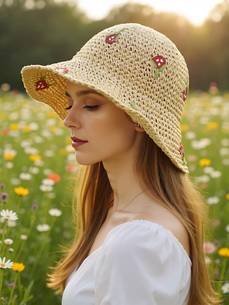 Royalfashion Дамска сламена шапка Florenya