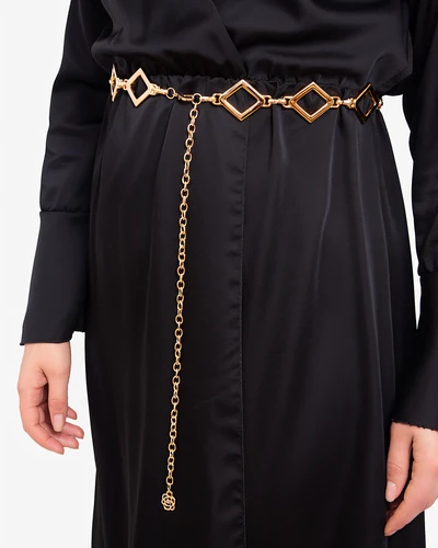 Royalfashion Женски декоративен метален колан