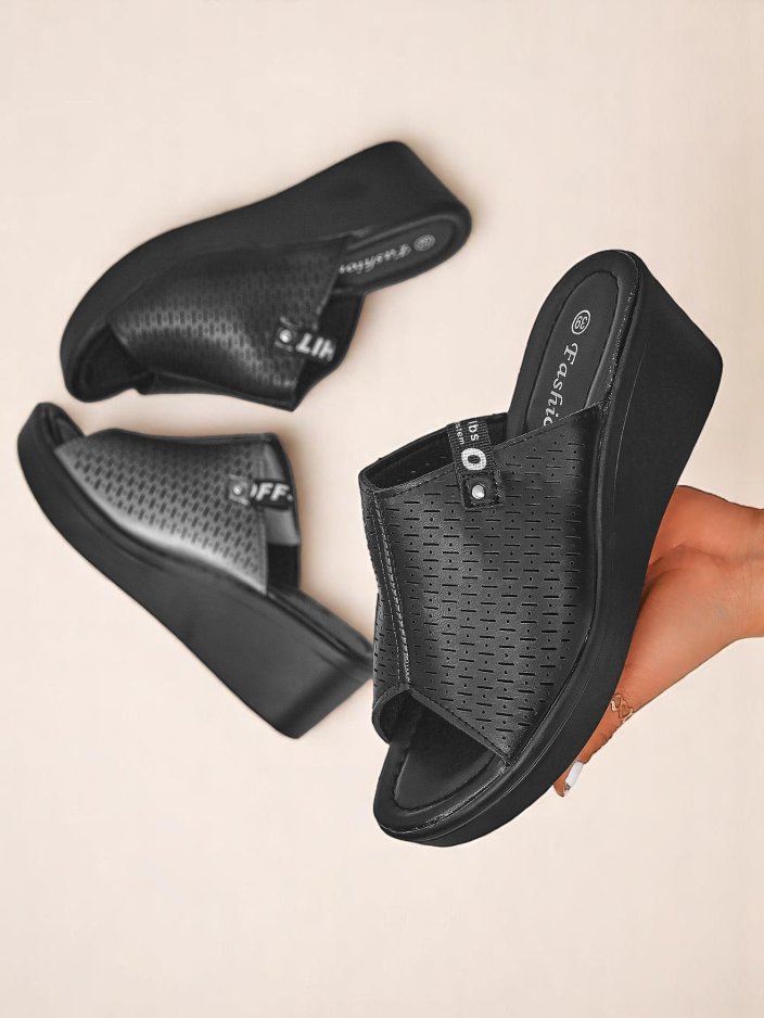 Royalfashion Дамски чехли на платформа Luna Wedge