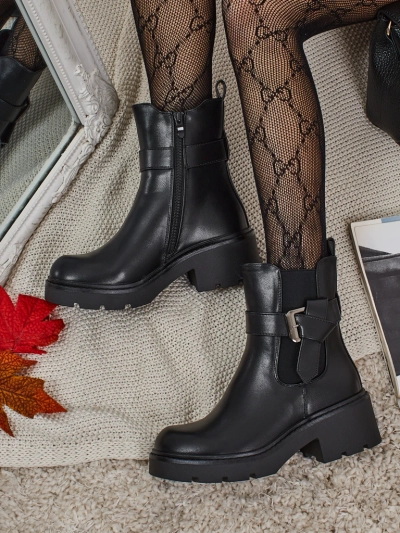 Еко кожени дамски боти Velri