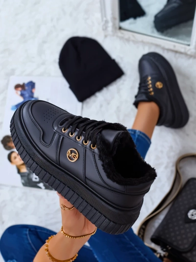 Royalfashion Затоплени дамски маратонки с кожа Rozit