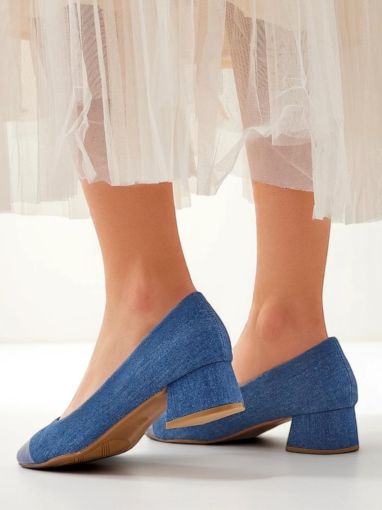 Royalfashion дамски обувки с нисък ток Penolle