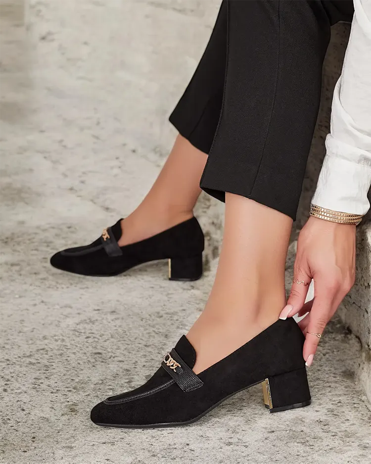 Royalfashion Елегантни дамски мокасини на нисък ток Oflem