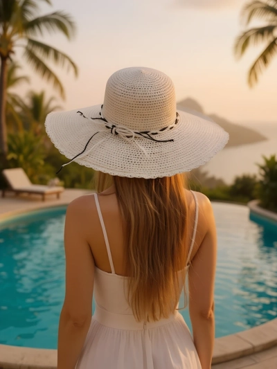 Royalfashion Дамска сламена шапка Brisa