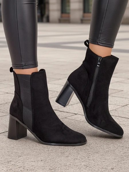 Дамски боти на глезена на Royalfashion с ток Enotto