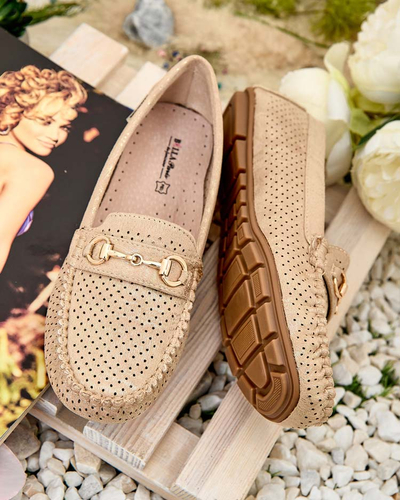 Royalfashion Дамски ажурни мокасини Mill