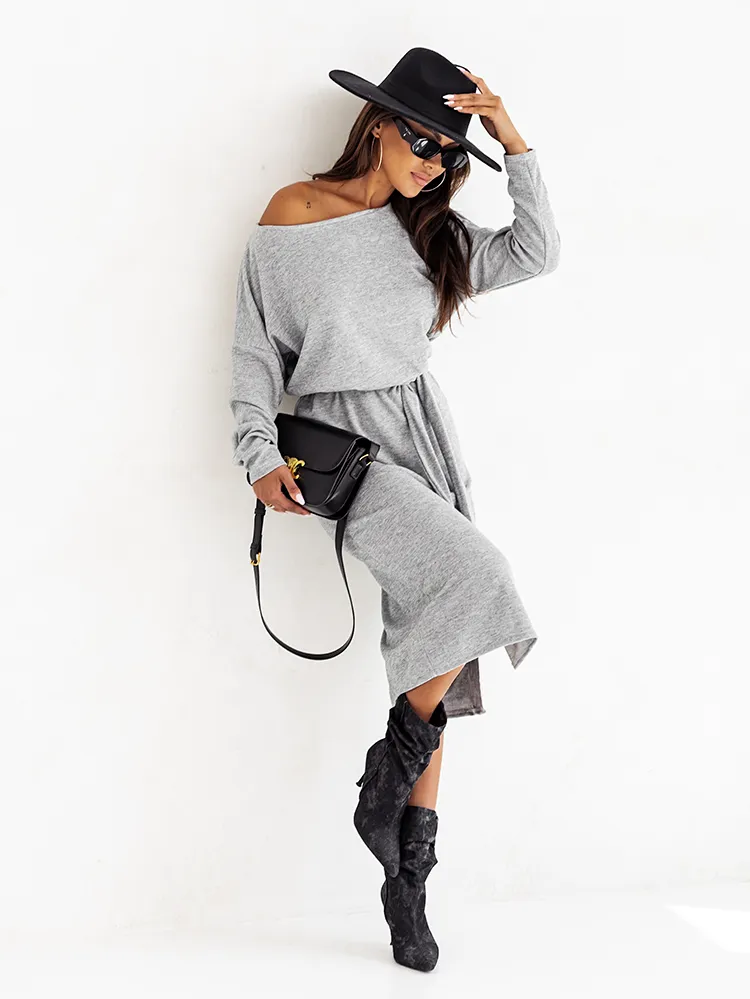 Royalfashion Дамска миди рокля