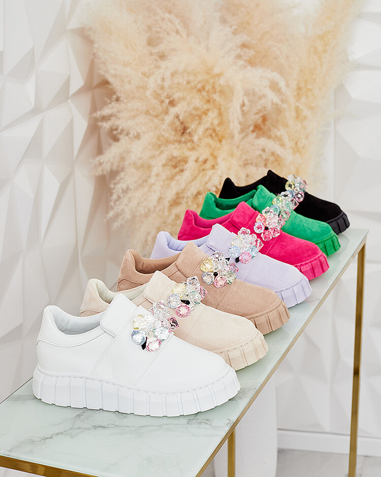 Royalfashion Спортни полуобувки с цветни камъни Resinello