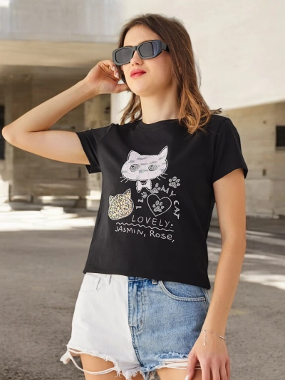 Royalfashion Жена памучна блуза