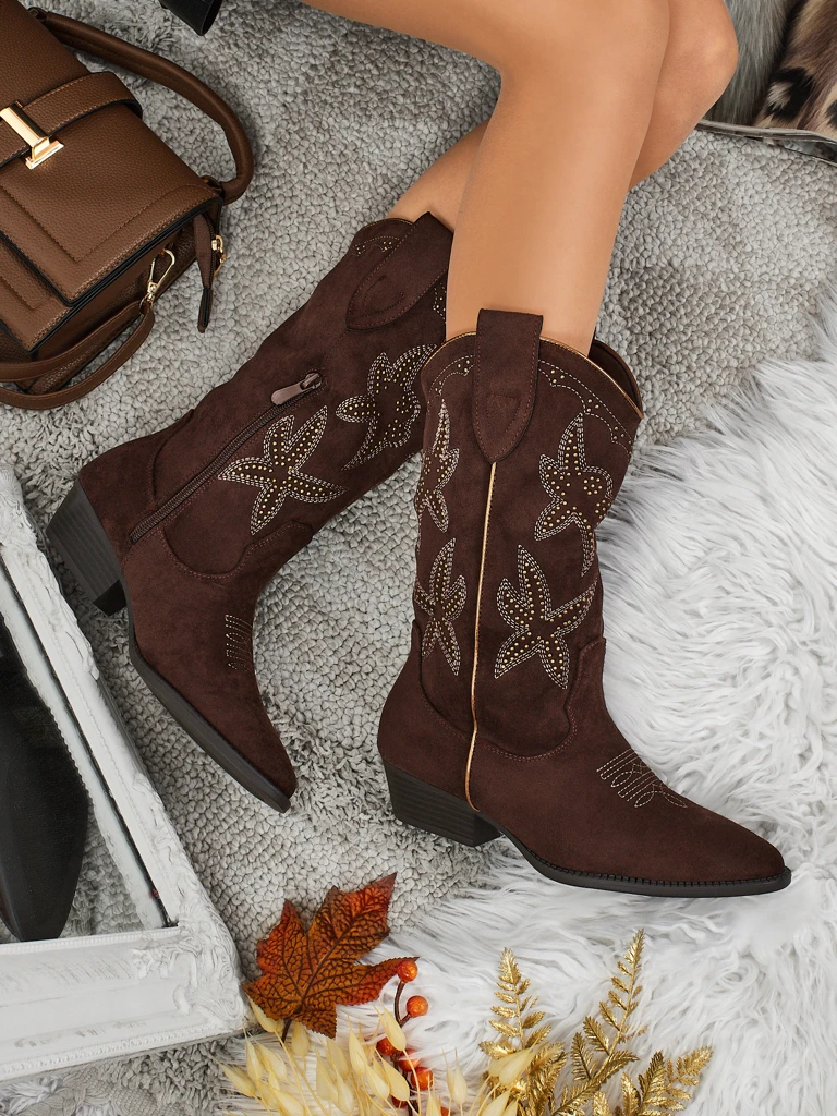 Дамски каубойски ботуши Zephira