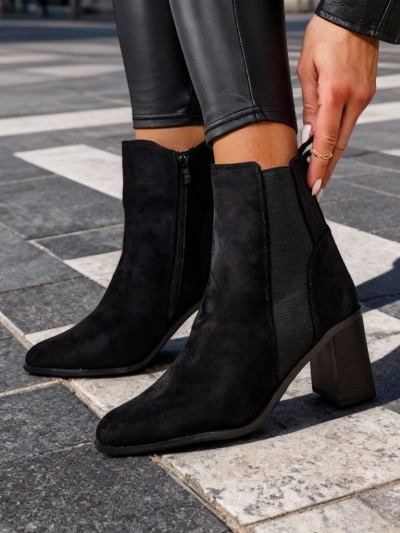 Дамски боти на глезена на Royalfashion с ток Enotto