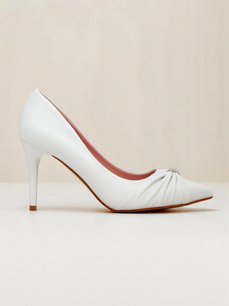 Royalfashion Дамски обувки на ток от еко кожа Venetia Nera