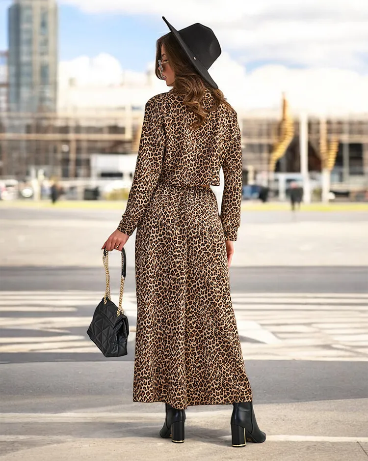 Royalfashion Дамски комплект с десен