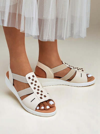 Royalfashion дамски сандали на нисък клин Sora