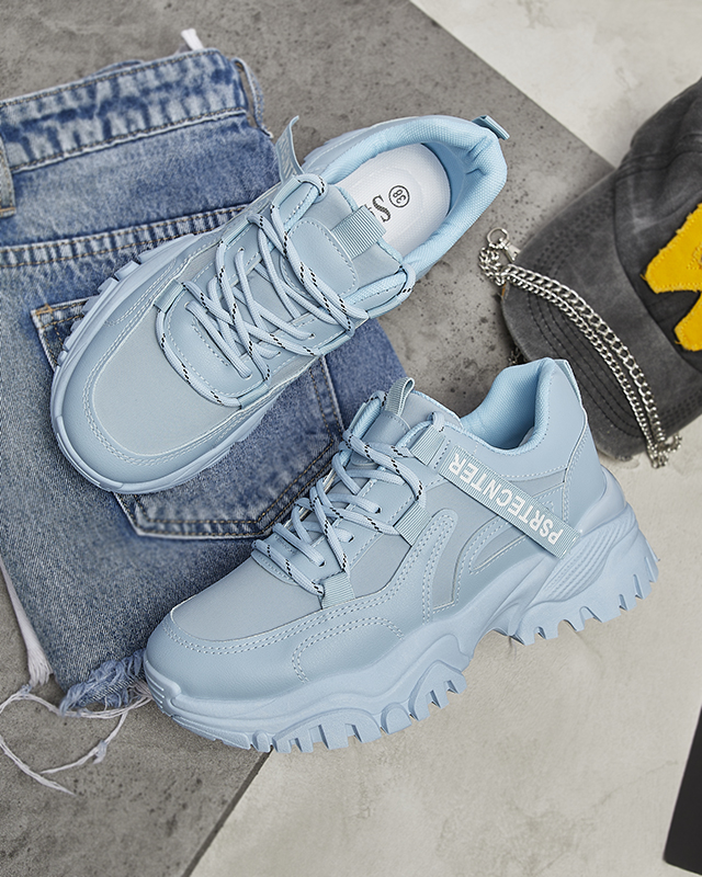 Сини дамски спортни маратонки Evilpo- Footwear