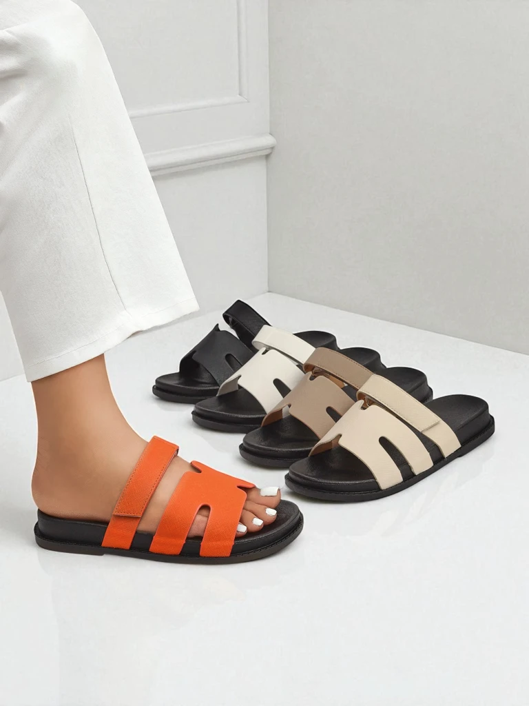 Royalfashion Дамски сандали от еко кожа ReppiFlex