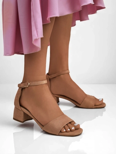 Royalfashion Дамски сандали на нисък ток SoftHeels