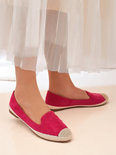 Royalfashion Дамски еспадрили еко велур Bombei