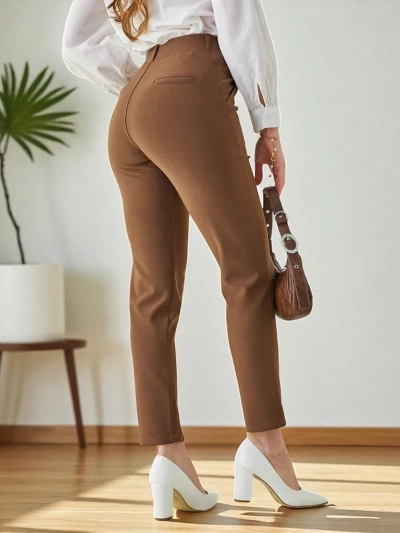 Роялфешън дамски трегинги с декоративни копчета