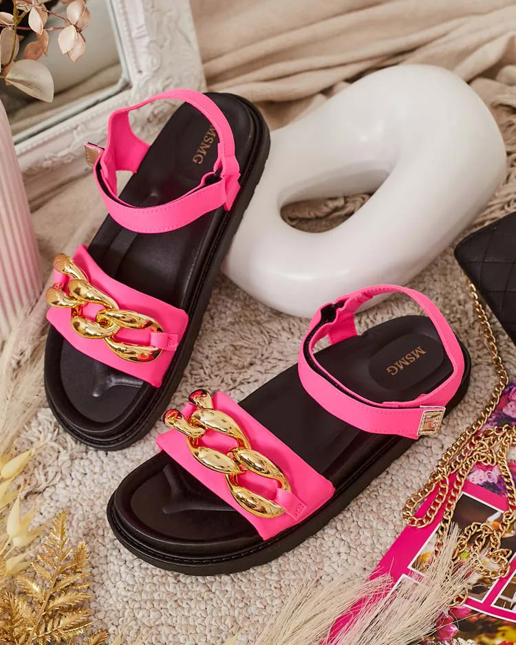 Royalfashion Дамски сандали с верижка Orette