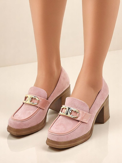 Royalfashion Женски мокасини на висок ток Qeroy