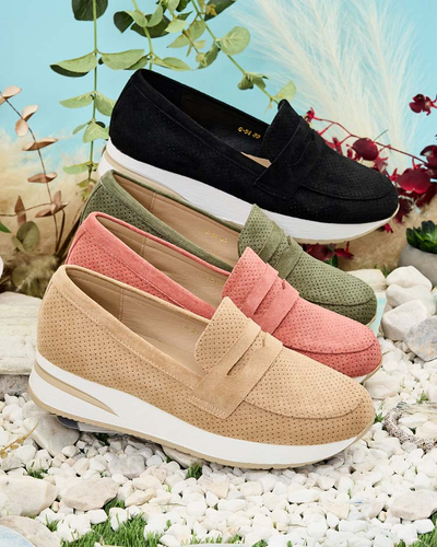 Royalfashion Дамски мокасини с нисък ток Sirn