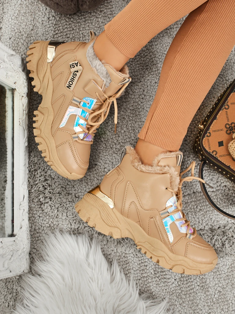 Royalfashion Дамски сникърси с топла подплата Potomi