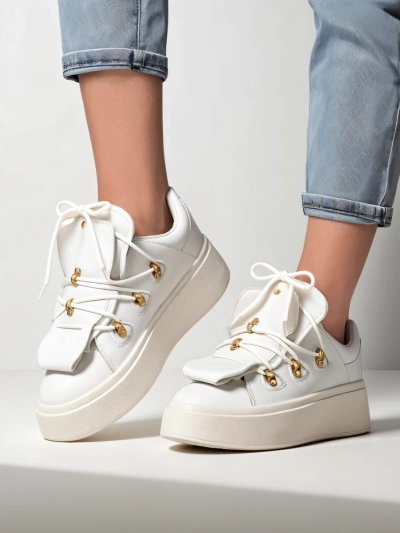 Royalfashion Женски маратонки с декоративен език Domatories