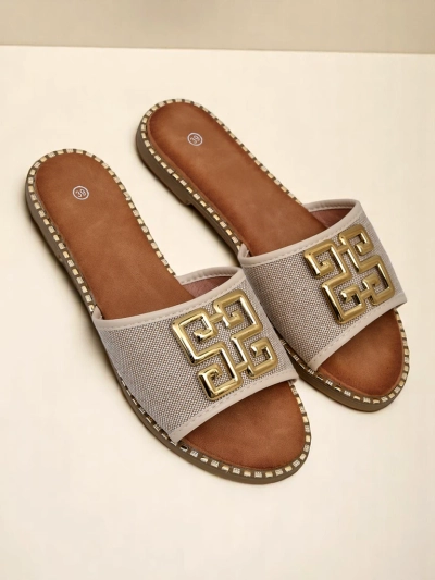 Royalfashion дамски чехли с плоска подметка Rorole